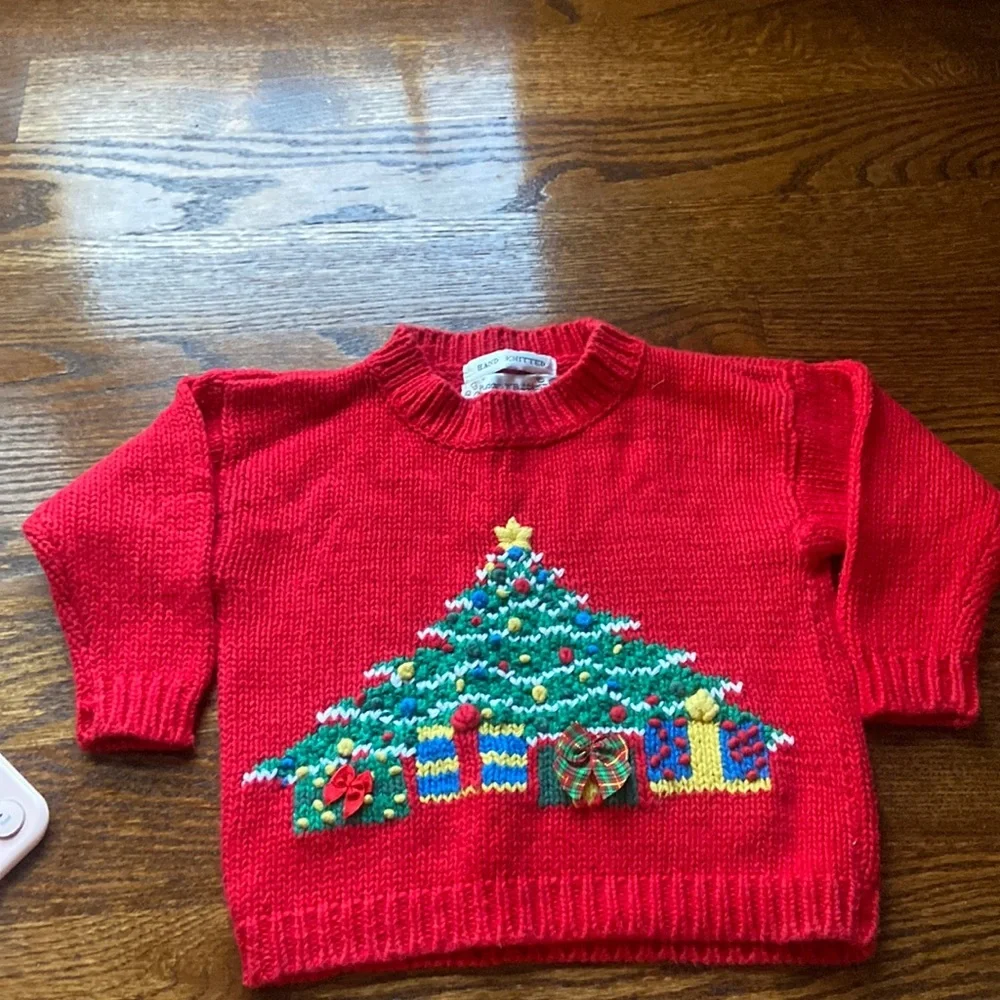 Holiday sweater for a little boy!